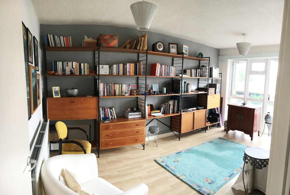 Spacious and light-filled comfy lounge