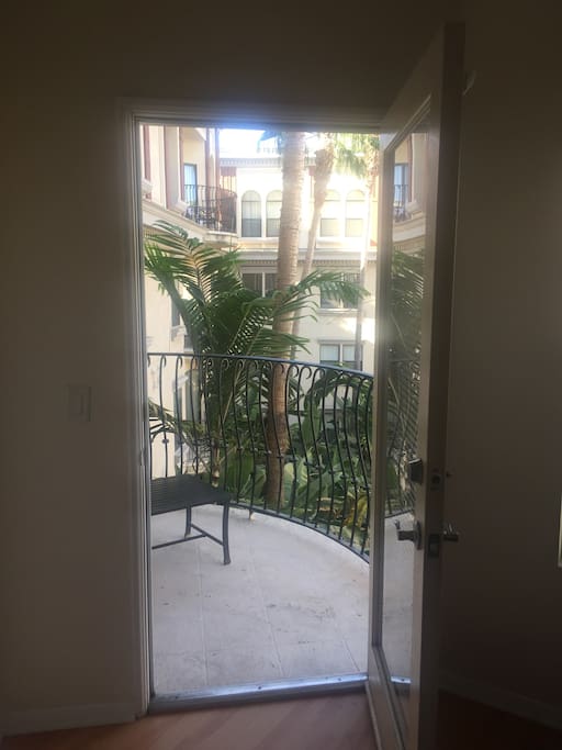 Beautiful view of the small garden