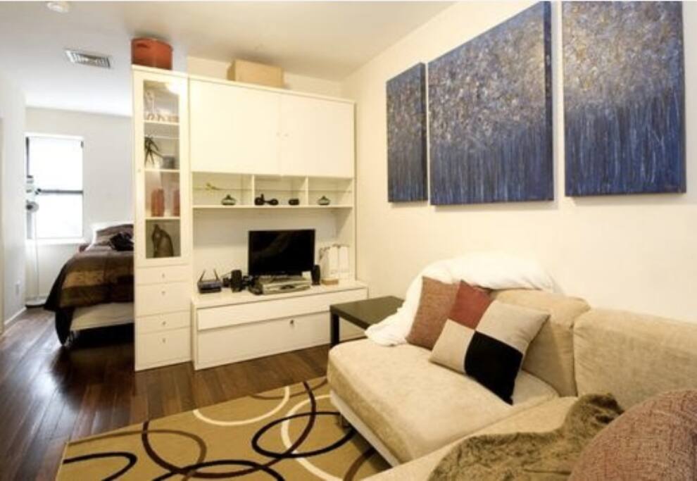 Large screen TV with lots of channels