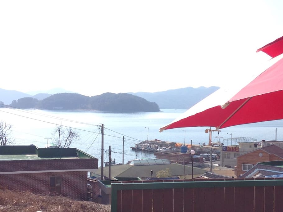 집에서 바라본 풍경