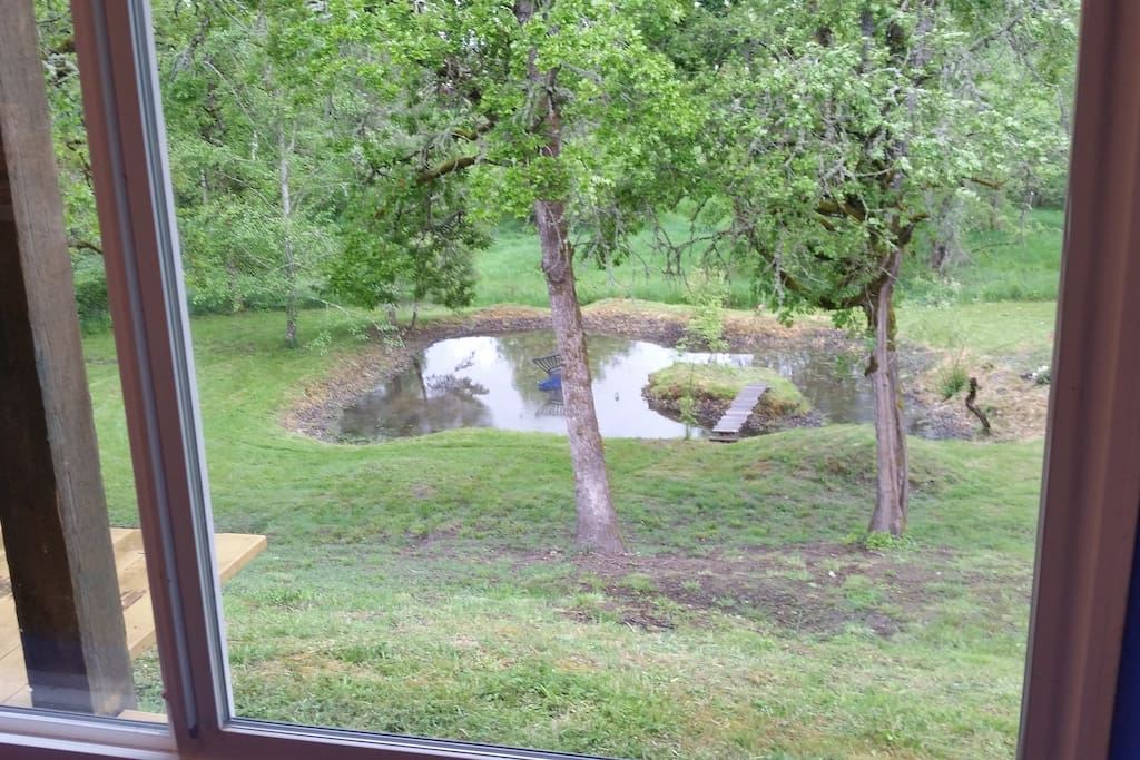 View from guest house