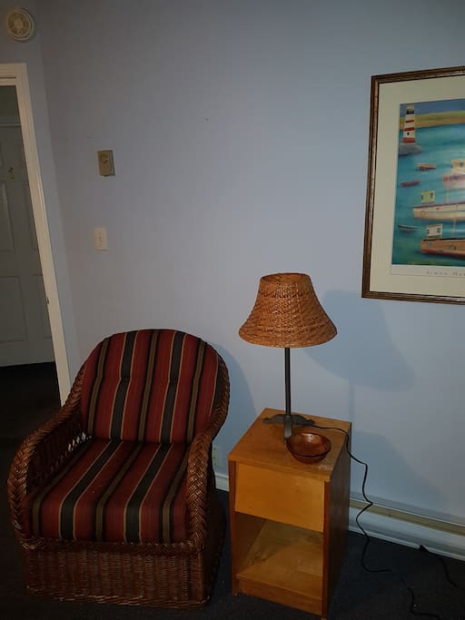 Enjoy a Book or use this space as a Workstation.