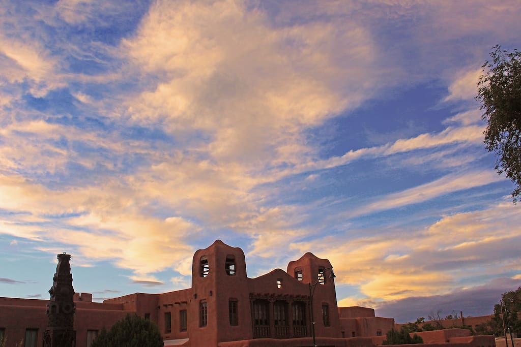 One of Santa Fe's beautiful skies.
