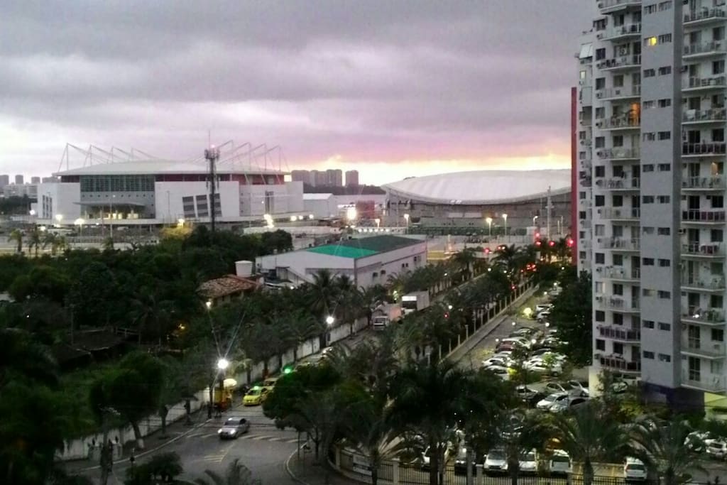 Vista do parque olímpico.