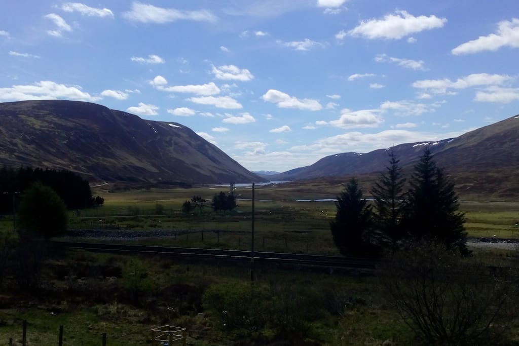 Looking west over Loch Garry