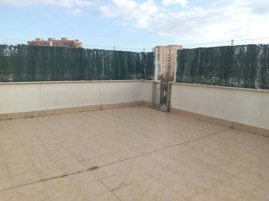 Terraza superior privada