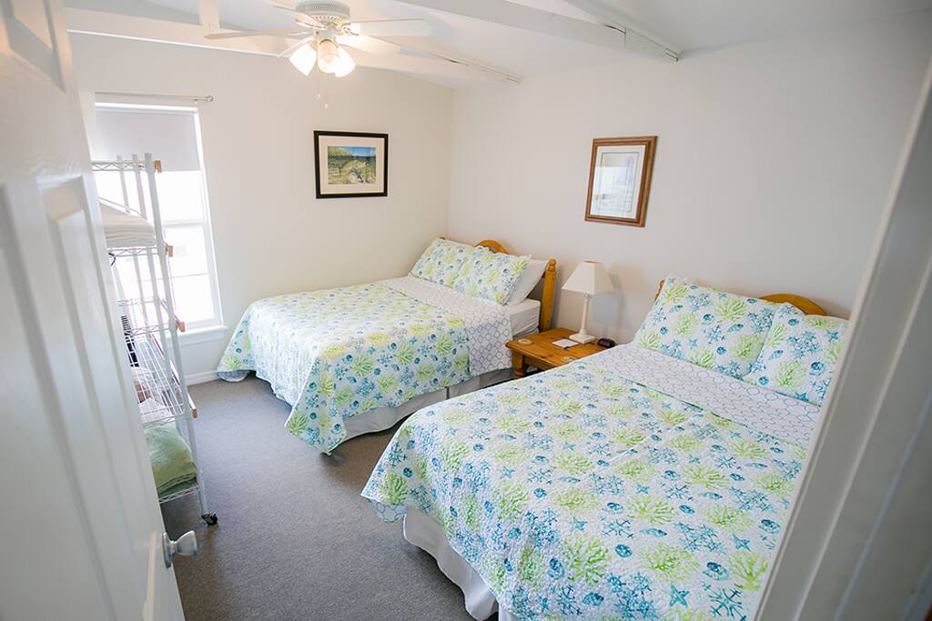 Second bedroom also has two full sized beds