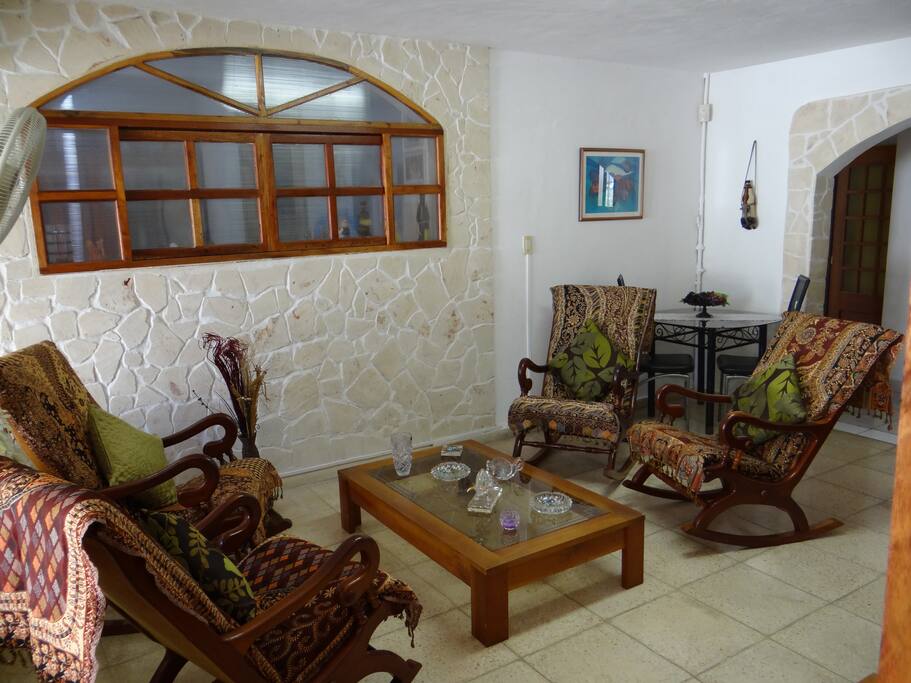 private and spacious living room