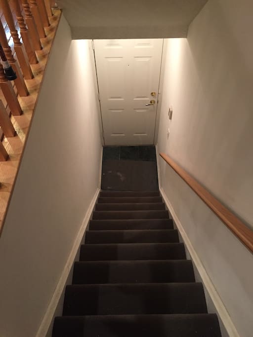 Entrance into the townhouse.