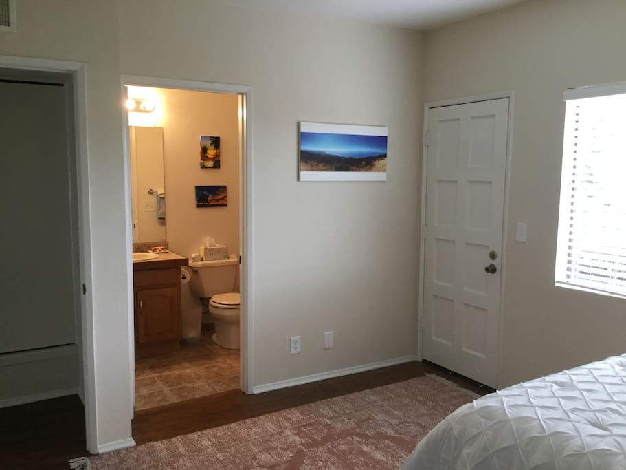 Private entrance from 3rd floor.