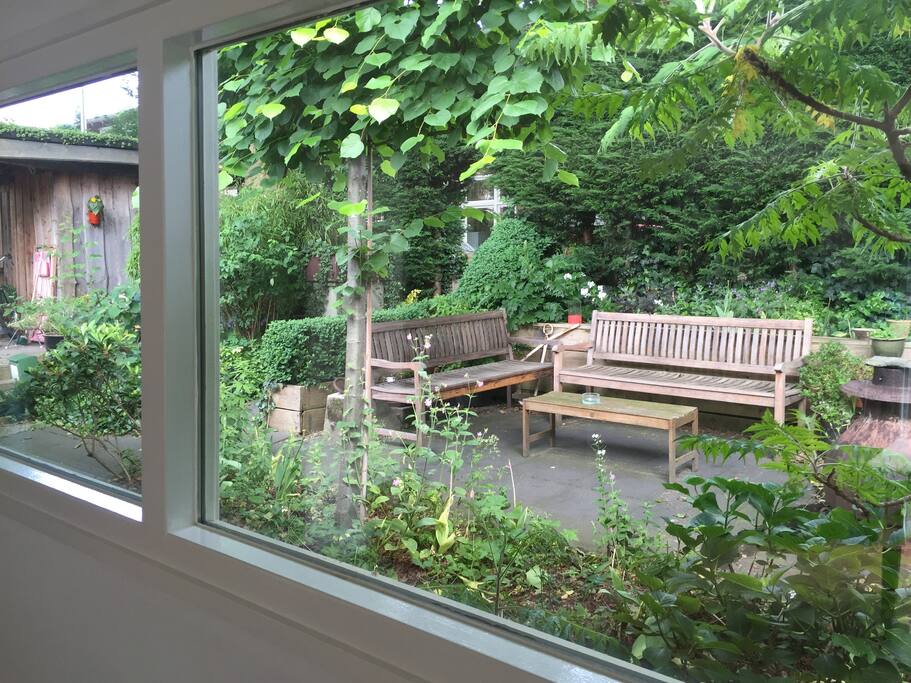 uitzicht op tuin