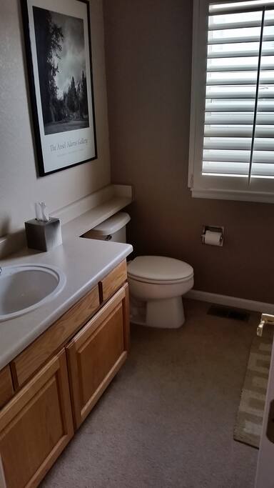 Clean full private bath