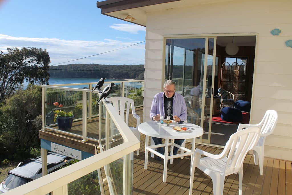 Top deck with full views from Pambula beach to Merimbula short point