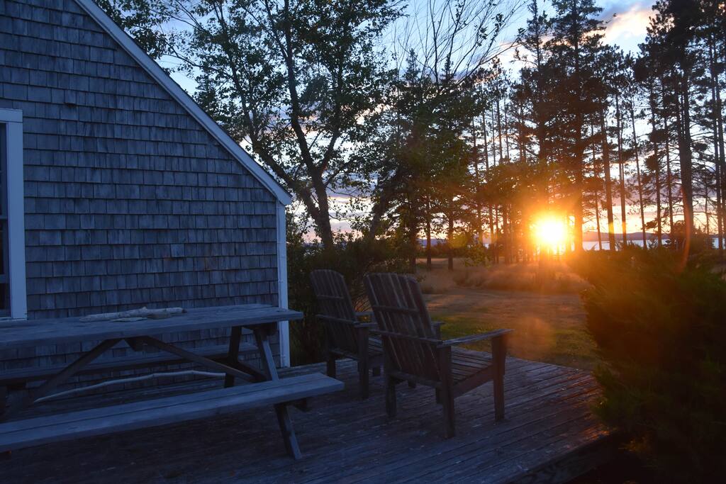 Sunset from the East Porch