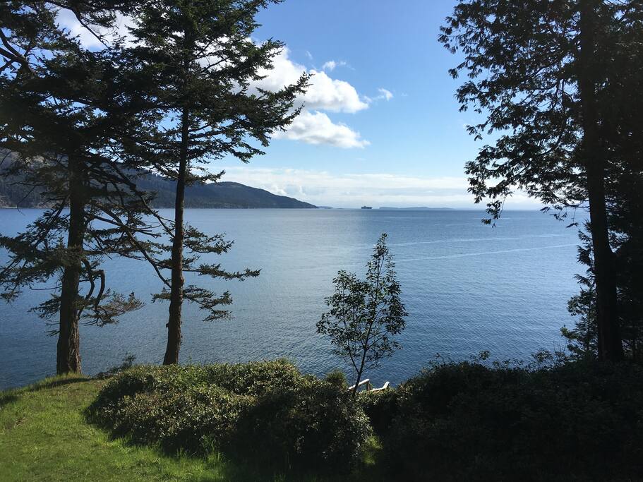 View from the front deck