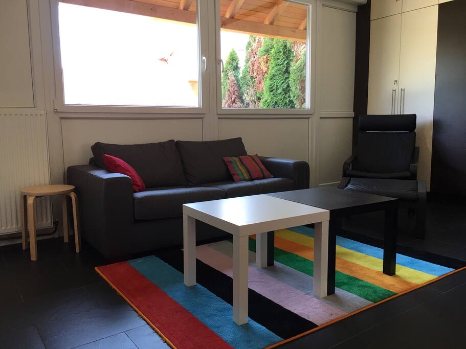 Salon: canapé et fauteuil