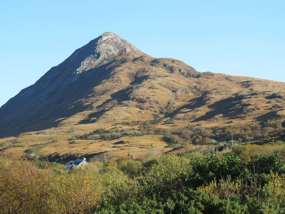 2 min walk from Diamond Mountain and Connemara National Park.