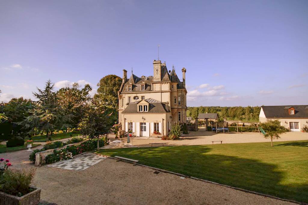 view to the villa
