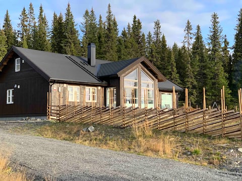 Modern cottage at Nordseter/Sjusjøen/Lillehammer