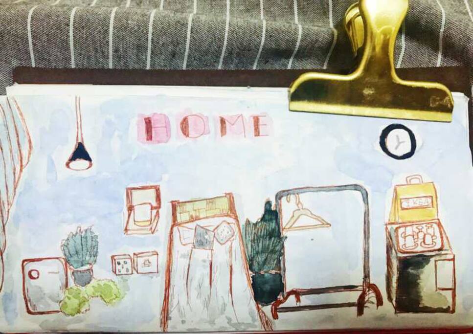 客人给房间的画像!THANKS