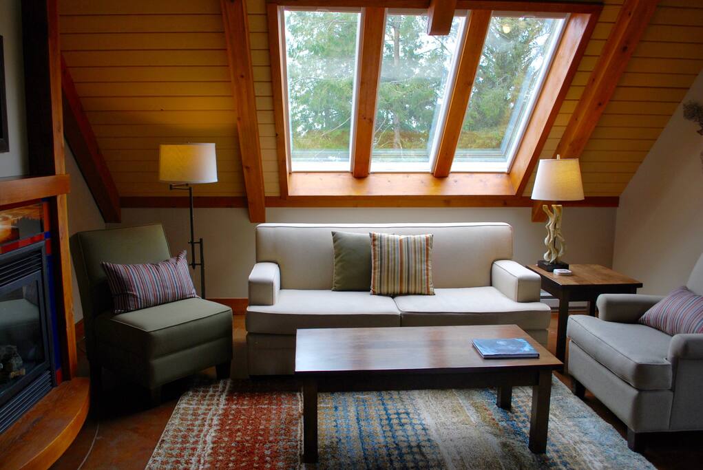 Skylights to brighten the space
