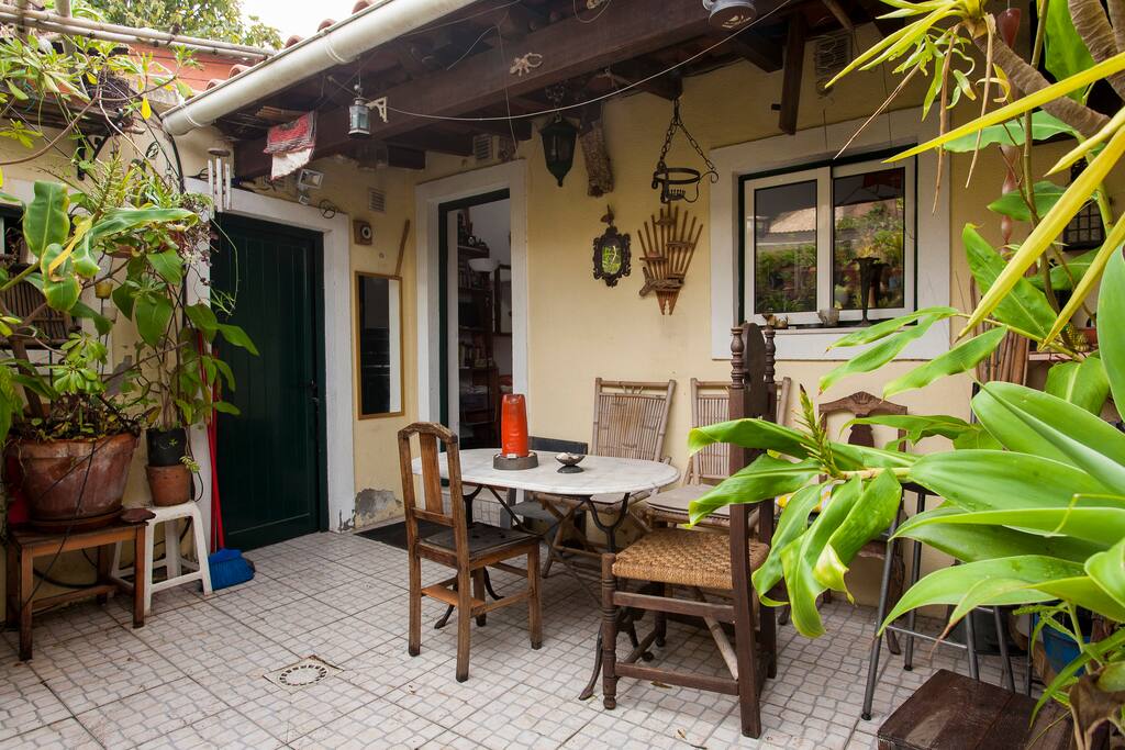 Patio yard Hof