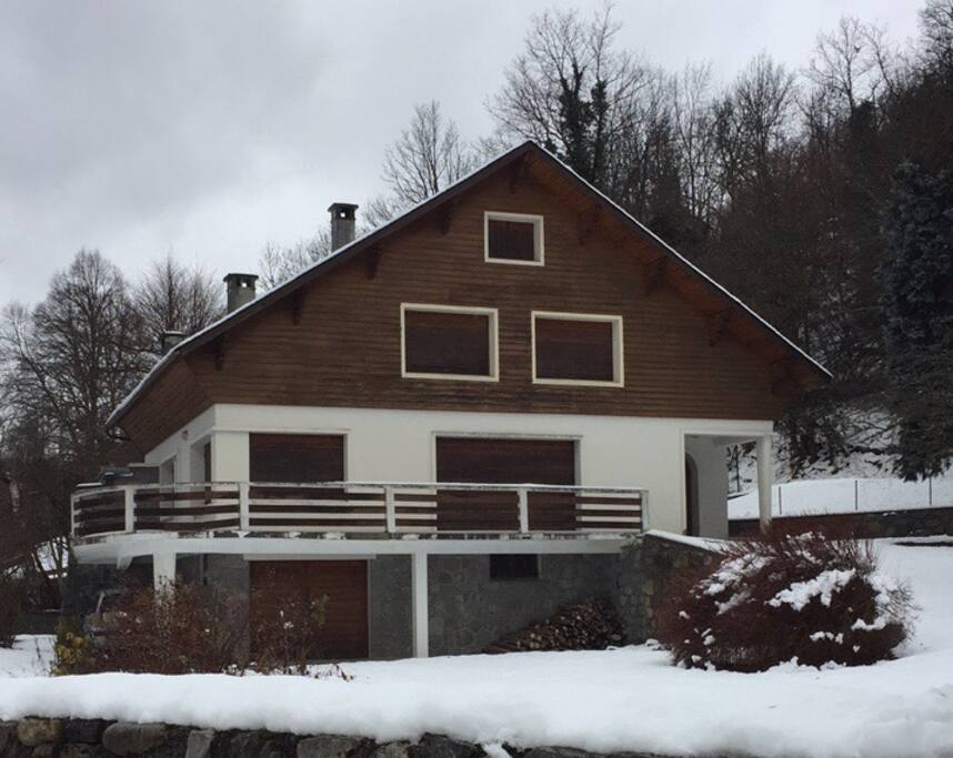 Chalet en hiver