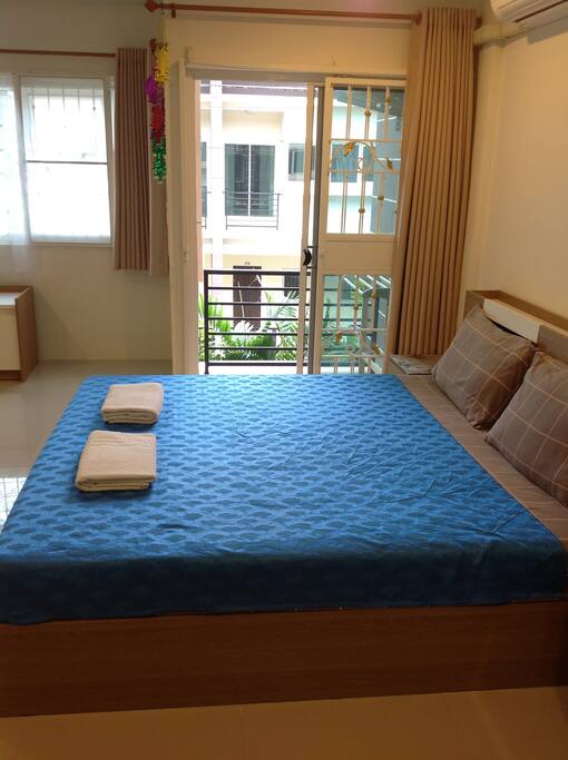 Bed and Balcony