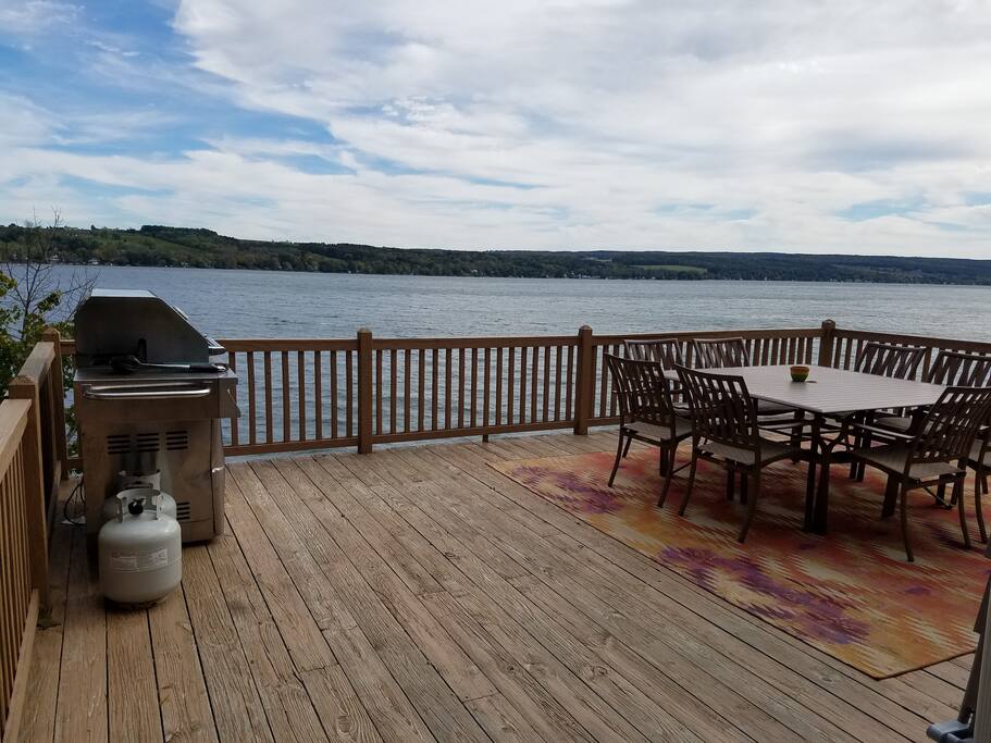 Patio outside of kitchen