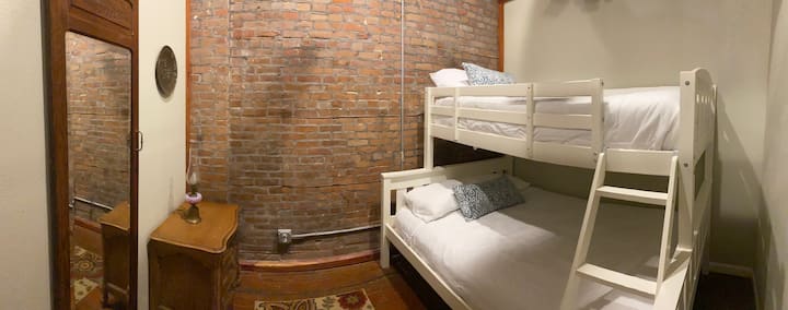 Bedroom, with 2 bed; twin and full size