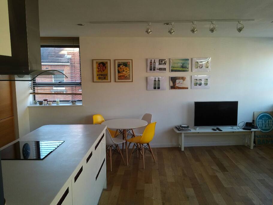 Spacious living area.