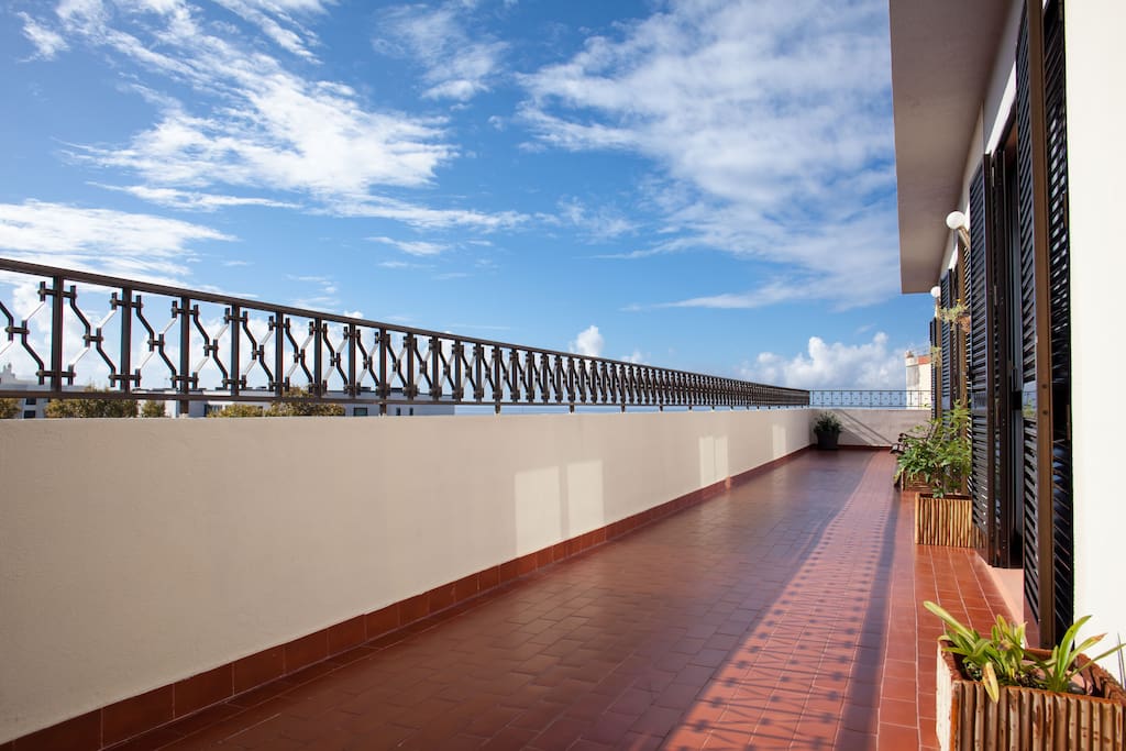 balcony - south side