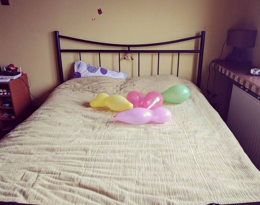 Bed- front view