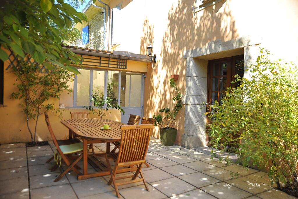 Terrasse ombragée