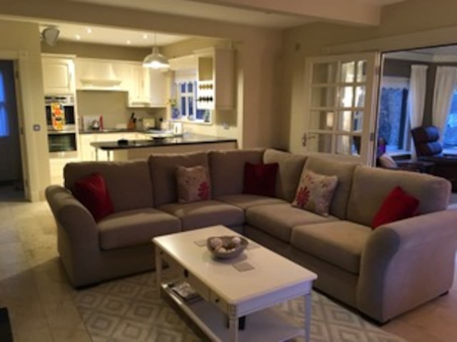 Open Plan Living Room and Kitchen