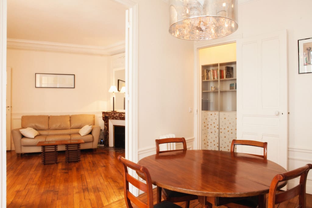 Dining room, Living room
