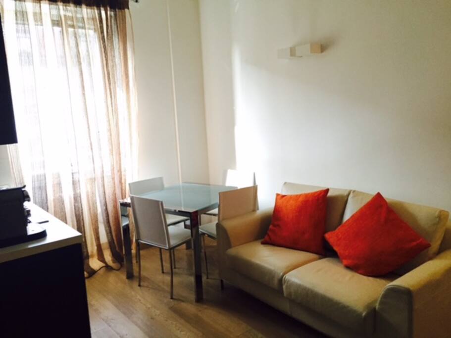 Dining corner and sofabed
