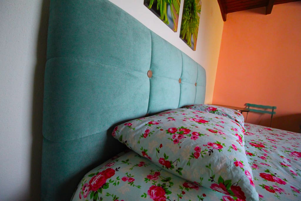 colorful country bedroom