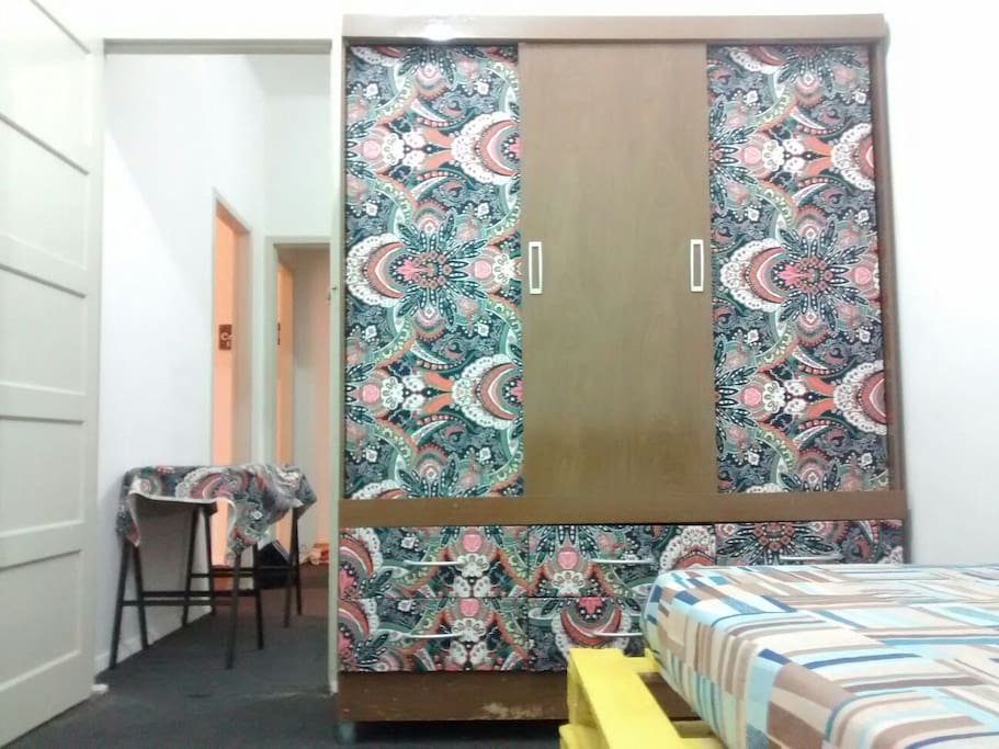 The wardrobe
