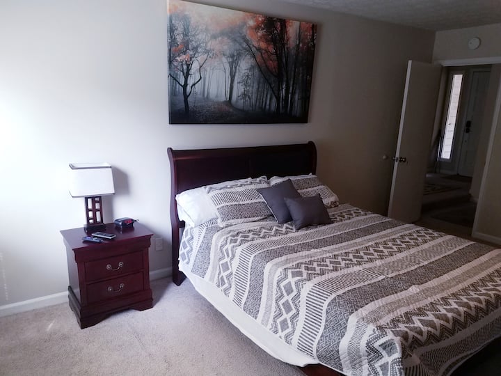 Hálószoba franciaággyal