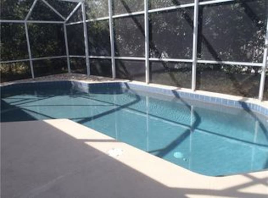 Pool has been resurfaced and upgraded.