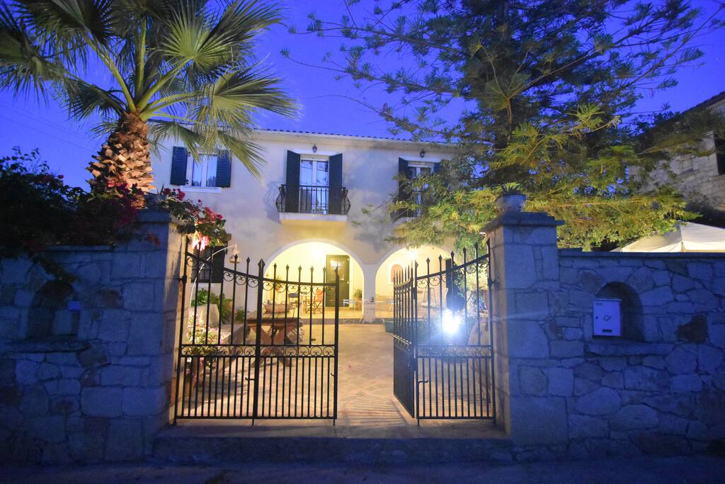 Entrance of the villa