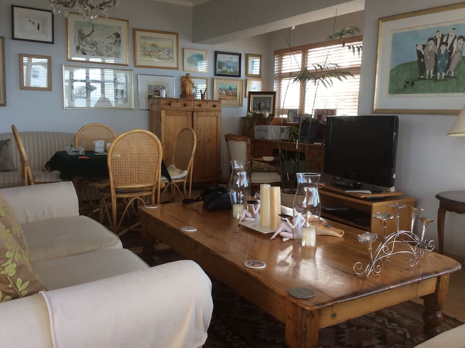 Lounge with sea views
