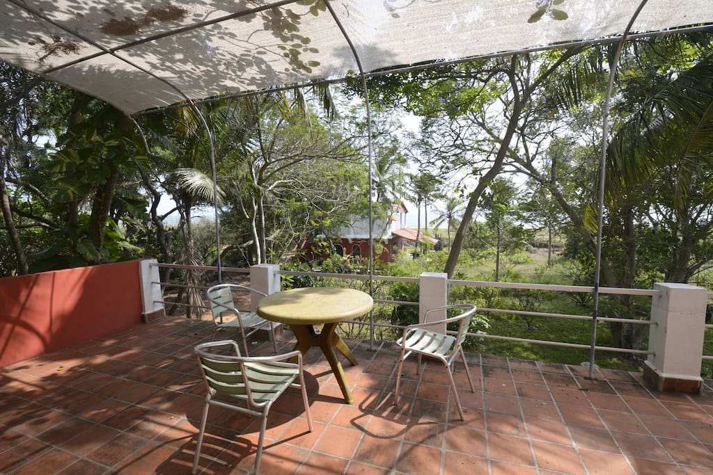 sea view terrace outside of the bedroom