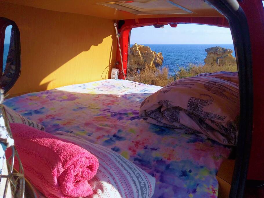 Your comfy bed. Park it where you like it best and enjoy the view.