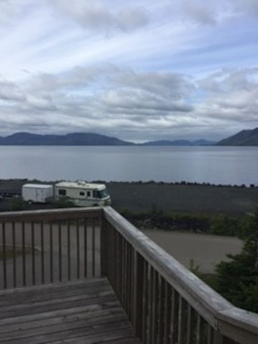 View from deck
