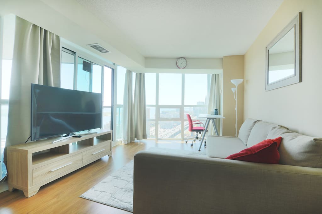 Living room - 55 inch TV