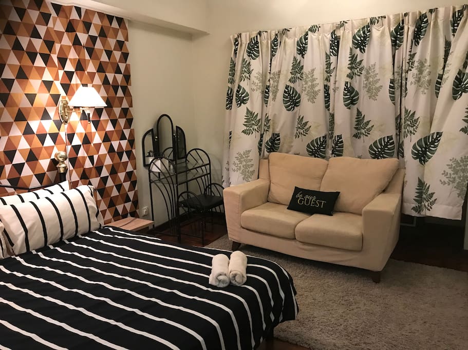 Master bedroom seating area