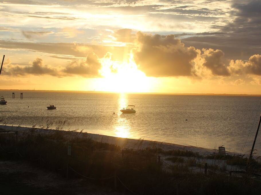 Summer sunsets from the balcony