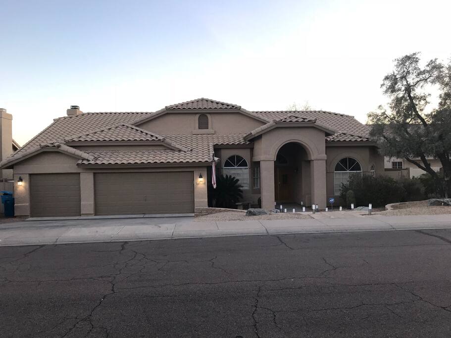 Front of home. If you are here, you found it! The front may be nice, but wait until you see the views out back and the golf course!